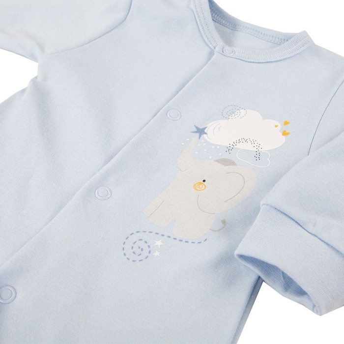 Sleepsuit blue with elephant