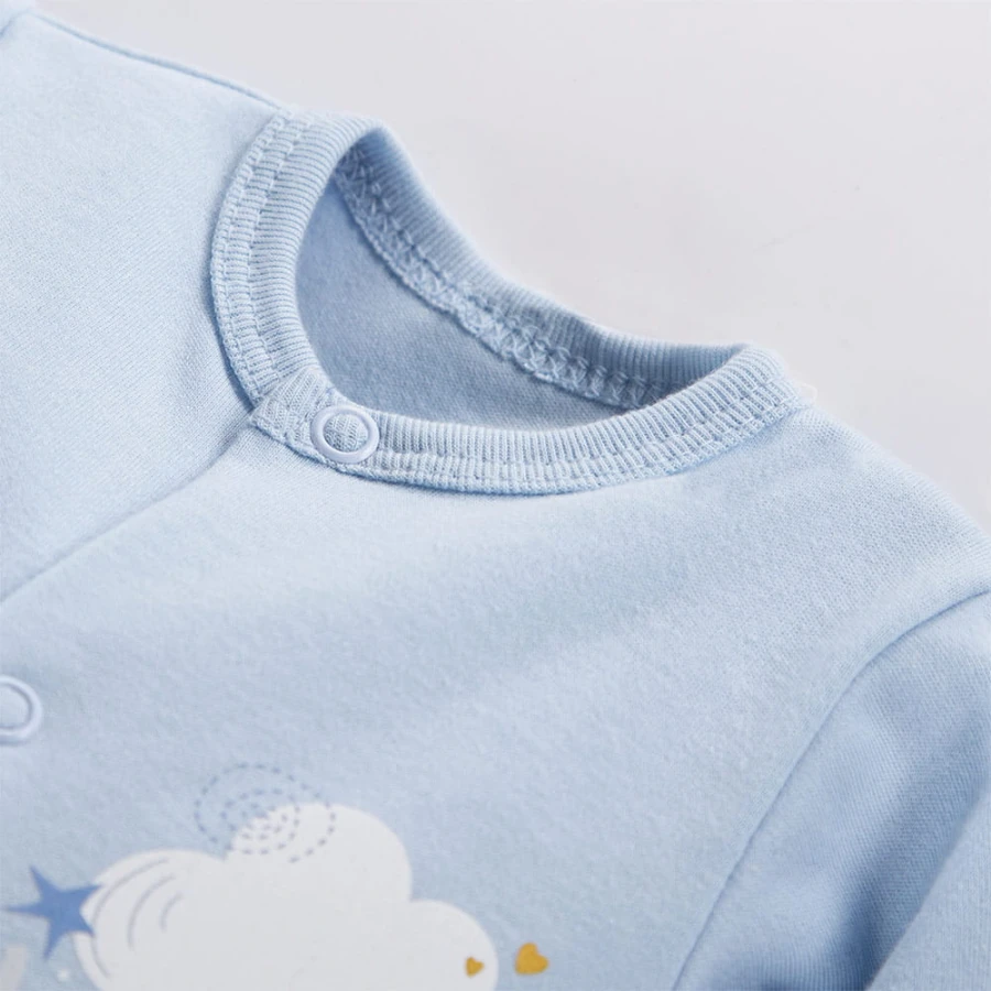Sleepsuit blue with elephant