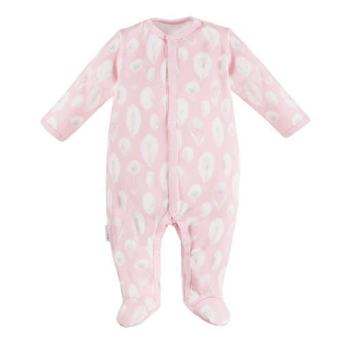 Dětský overal s nožkami růžový