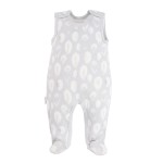 Romper suit bamboo gray