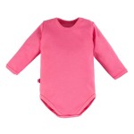 Hladké dětské body růžové