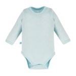 Hladké dětské body tyrkysové