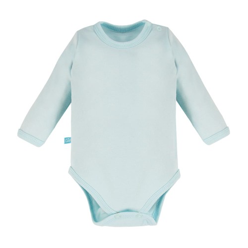 Hladké dětské body tyrkysové