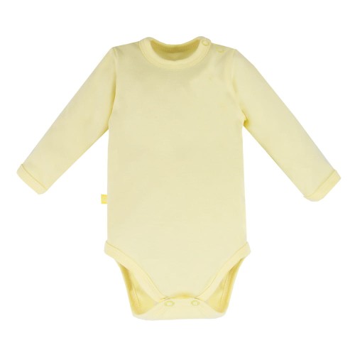 Hladké dětské body světle žlutá