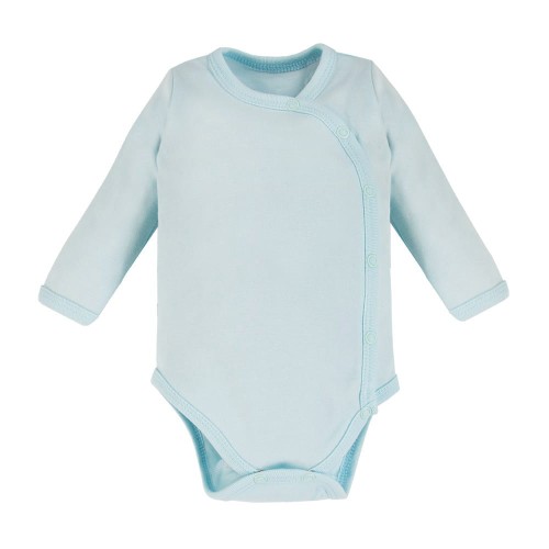 Cardigan baby bodysuits for boys turquoise