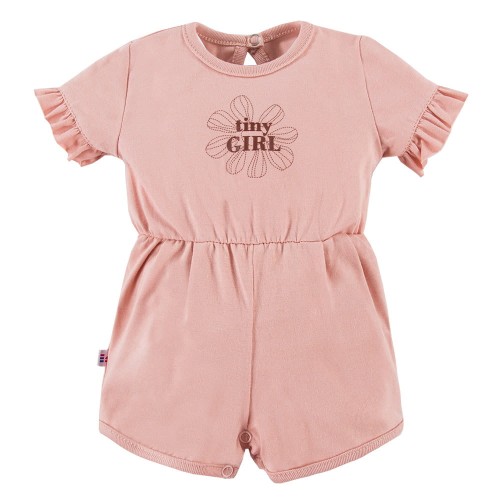 Dětský overal s nápisem růžový