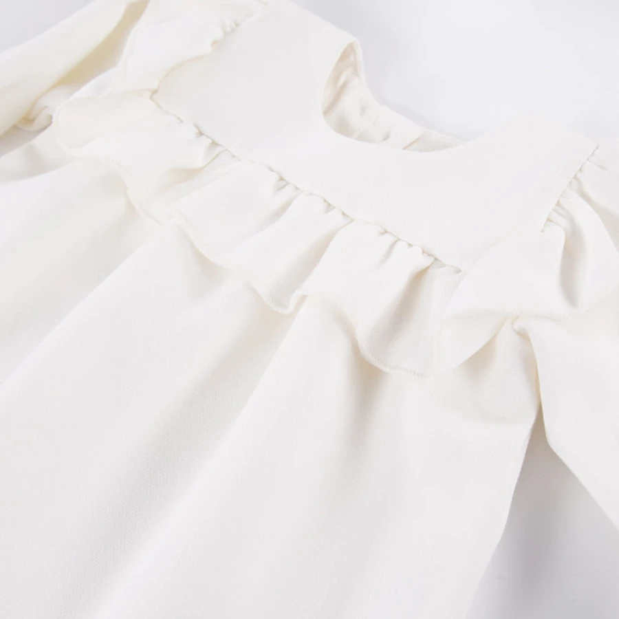 Dress CEREMONY frill white