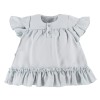 Dres with frills from viscose mint