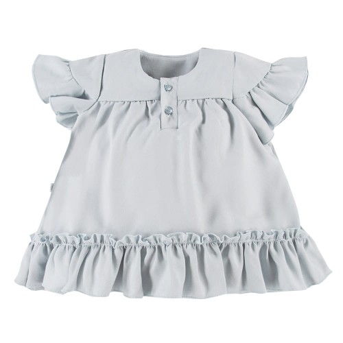 Dívčí šaty z viskózy mint