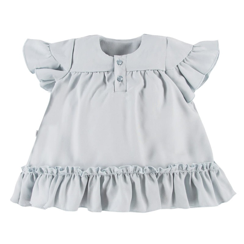 Dívčí šaty z viskózy mint