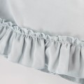 Dres with frills from viscose mint