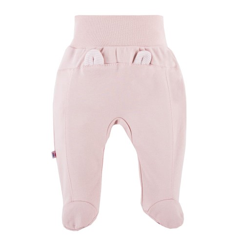 Joggers with feet pink