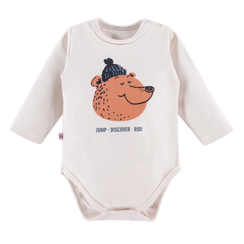 Chlapecké body s medvídkem v ecru