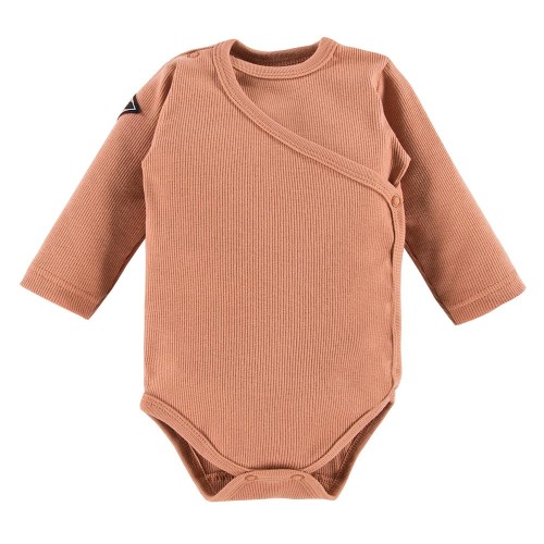 Chlapecké body rozepínací  pruhované béžové