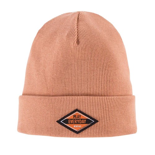 Beige hat with stripes