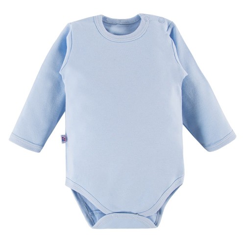 Baby bodysuits blue long sleeve