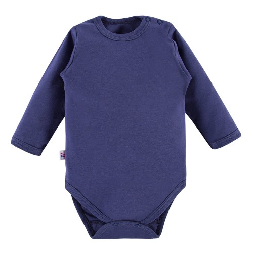 Baby bodysuits navy blue long sleeve
