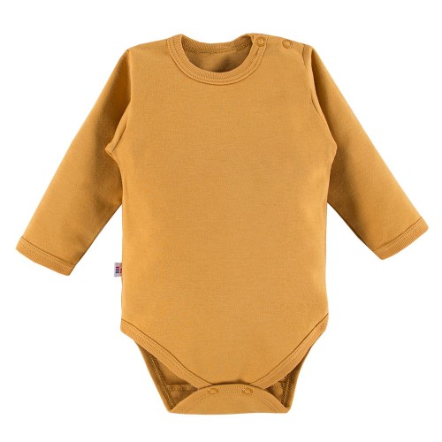 Hladké dětské body žluté