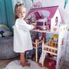 Caramel girls dress with frills