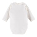 Elegant baby bodysuit with frill ecru