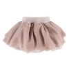 Tulle skirt beige