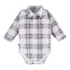 Bodysuits with collar gray