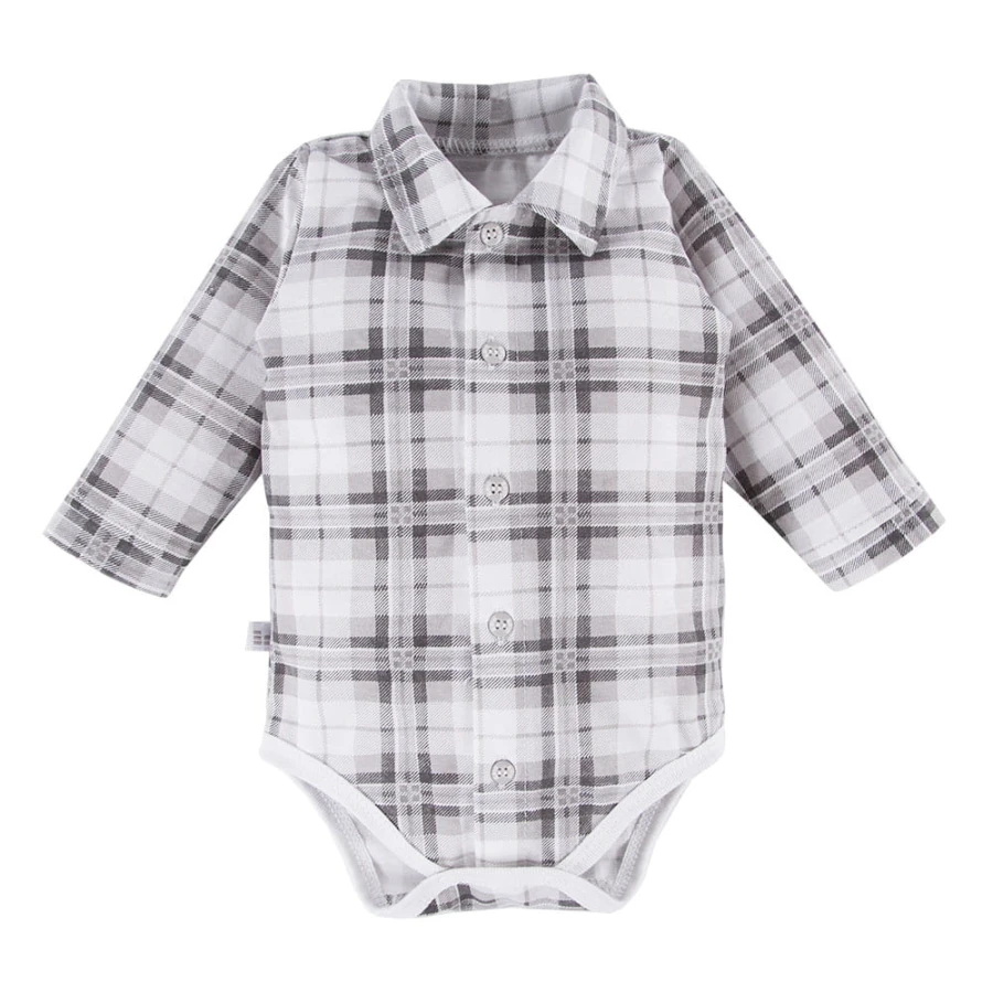Bodysuits with collar gray