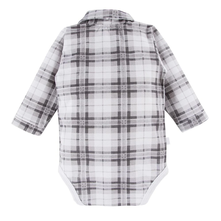 Bodysuits with collar gray