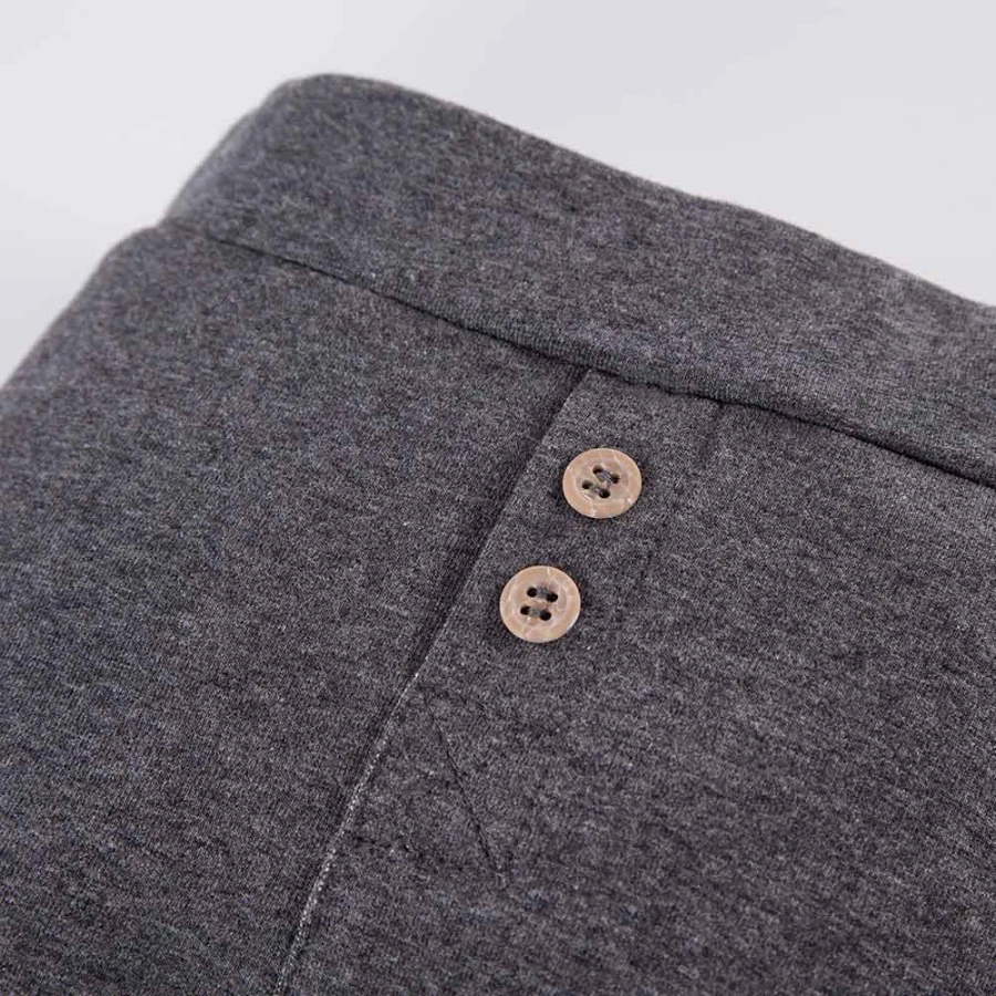 Boy's leggings with buttons graphite