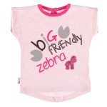 Blůzka SAWANNA růžová/melanž