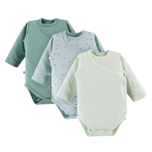 Multipak body celorozepínací  3 ks zelené