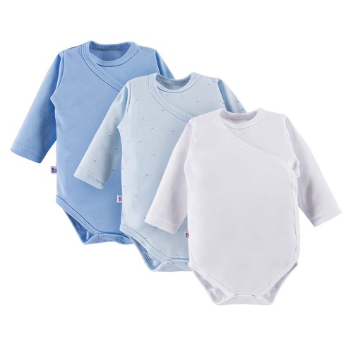 Multipak body celorozepínací  3 ks modré