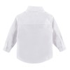 Boys' white maroon shirt