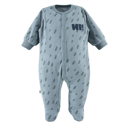 Dětský overal zelený v skvrny