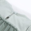 Tulle dress short sleeves green