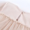 Tulle dress beige
