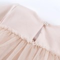 Tulle dress beige