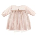 Tulle dress beige