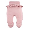 Joggers with feet pink