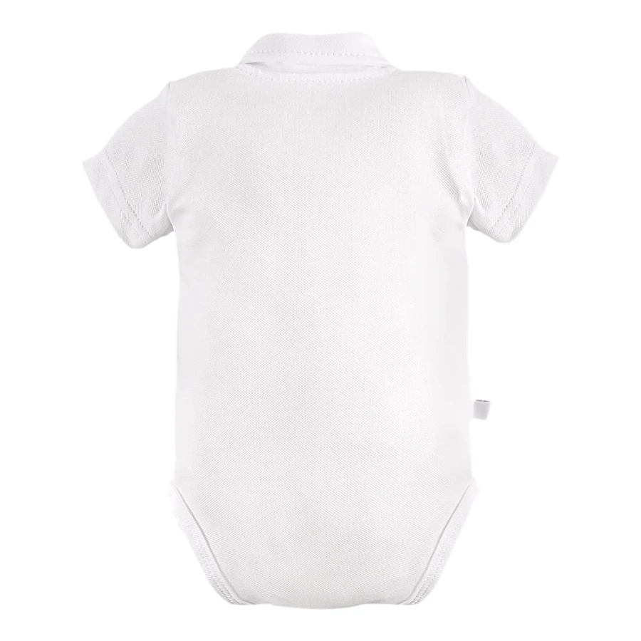 Dětské body s límečkem a krátkým rukávem
