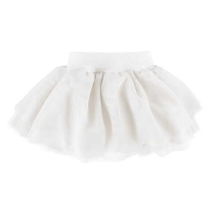 Tulle skirt white cream