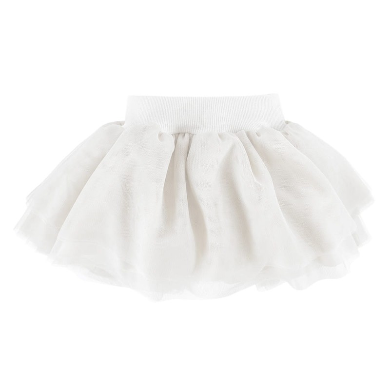 Tulle skirt white cream
