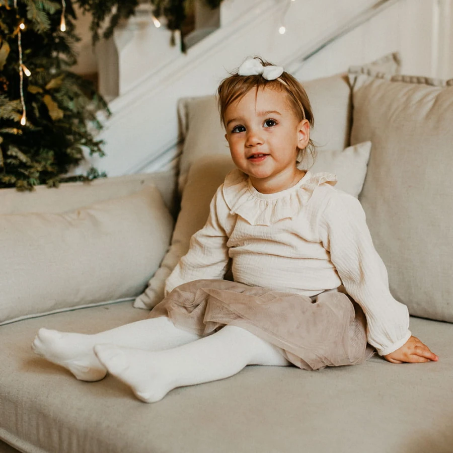 Tulle skirt white cream