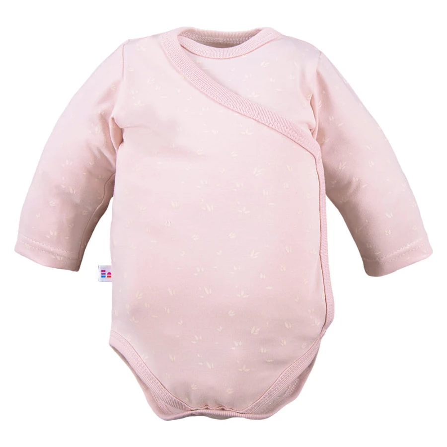 Cardigan bodysuit 3-pack with flower pattern
