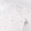 Cardigan bodysuit 3-pack with leaves pattern
