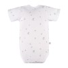 Cardigan bodysuit 3-pack with leaves pattern