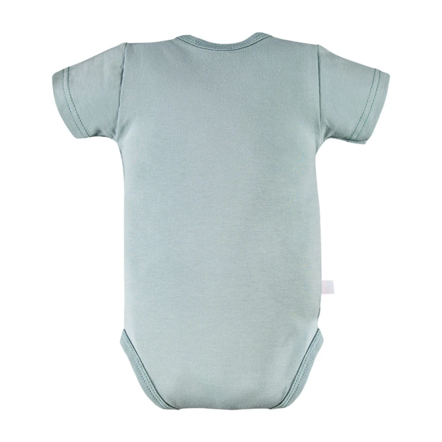 Cardigan bodysuit 3-pack with leaves pattern