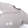 Cardigan bodysuit 3-pack with teddy bears pattern