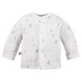 3-pack kimono shirt with leaves pattern green
