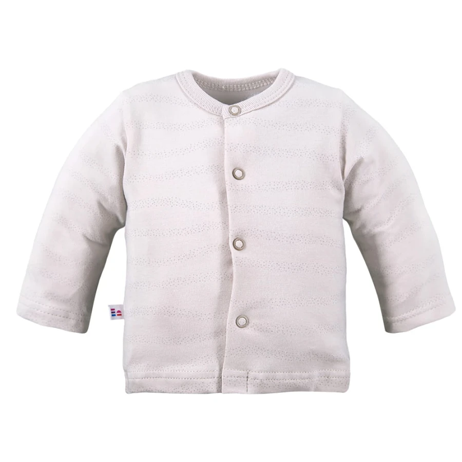 3-pack kimono shirt with teddy bears pattern beige